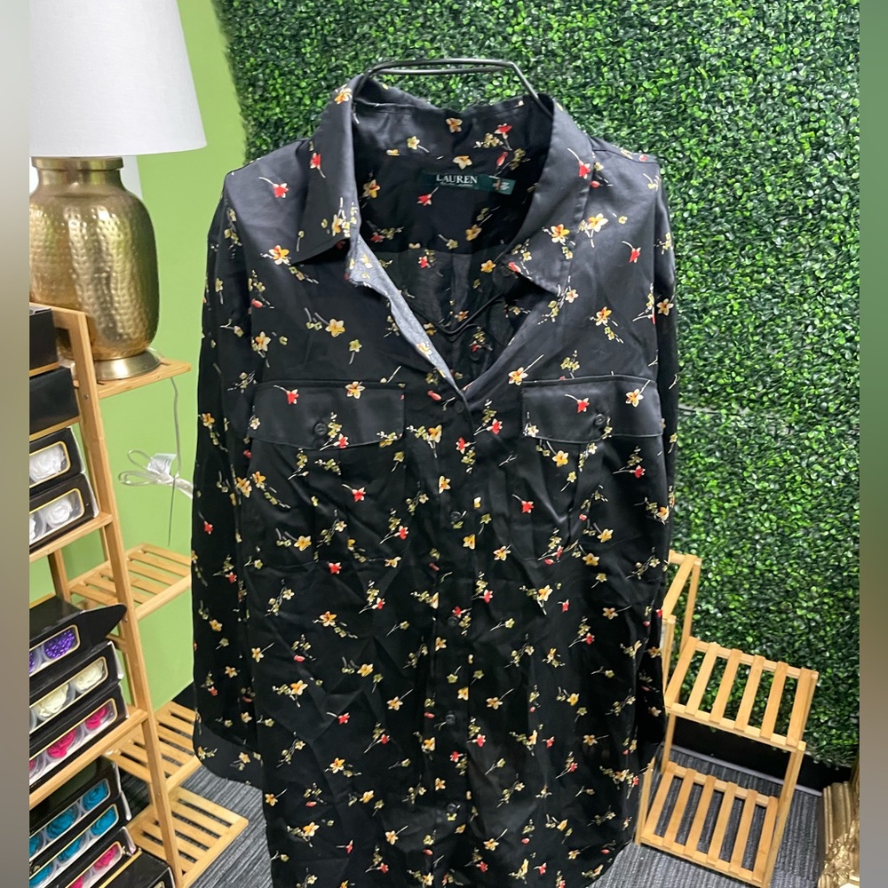 Floral Button Down Shirt